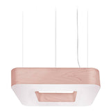 Cuad Pendant by LZF Lamps, Wood Color: Pale Rose, ,  | Casa Di Luce Lighting