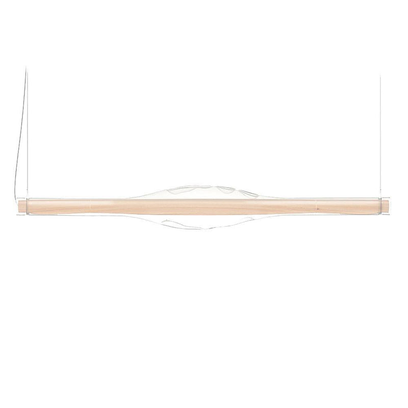 Dune LED Linear Suspension by LZF Lamps, Wood Color: Beech-LZF, ,  | Casa Di Luce Lighting