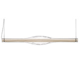 Dune LED Linear Suspension by LZF Lamps, Wood Color: White Ivory-LZF, ,  | Casa Di Luce Lighting
