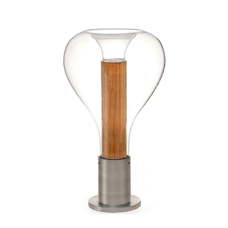 Eris Table Lamp by LZF Lamps, Finish: Aluminum, Wood Color: Cherry-LZF,  | Casa Di Luce Lighting