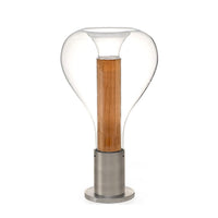 Eris Table Lamp by LZF Lamps, Finish: Aluminum, Black Matte, Wood Color: White Ivory-LZF, Cherry-LZF, Beech-LZF, Pale Rose,  | Casa Di Luce Lighting