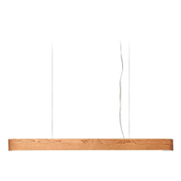 I-Club Short Slim Pendant by LZF Lamps, Wood Color: Cherry-LZF, ,  | Casa Di Luce Lighting