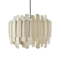 Maruja Pendant Light by LZF Lamps, Wood Color: White Ivory-LZF, Cherry-LZF, Beech-LZF, Yellow-LZF, Orange-LZF, Red-LZF, Pale Rose, Sea Blue - LZF, Bulb Type: E26, GU24,  | Casa Di Luce Lighting