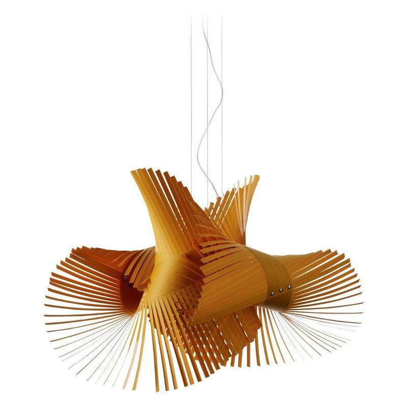 Mini Mikado Chandelier by LZF Lamps, Wood Color: Yellow-LZF, ,  | Casa Di Luce Lighting