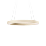 Oh! Line Suspension Light by LZF Lamps, Size: Medium, Wood Color: White Ivory-LZF,  | Casa Di Luce Lighting