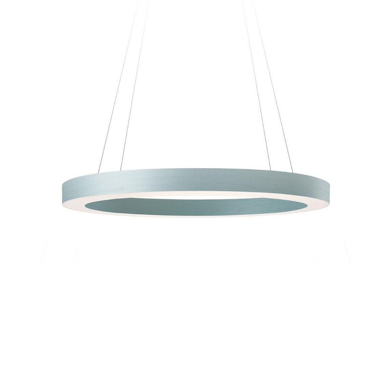 Oh! Line Suspension Light by LZF Lamps, Size: Medium, Wood Color: Sea Blue - LZF,  | Casa Di Luce Lighting