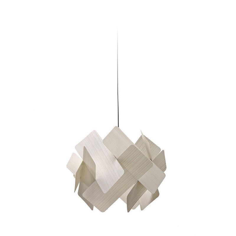 Escape Pendant Lamp by LZF Lamps, Size: Small, Wood Color: White Ivory-LZF, Bulb Type: E26 | Casa Di Luce Lighting