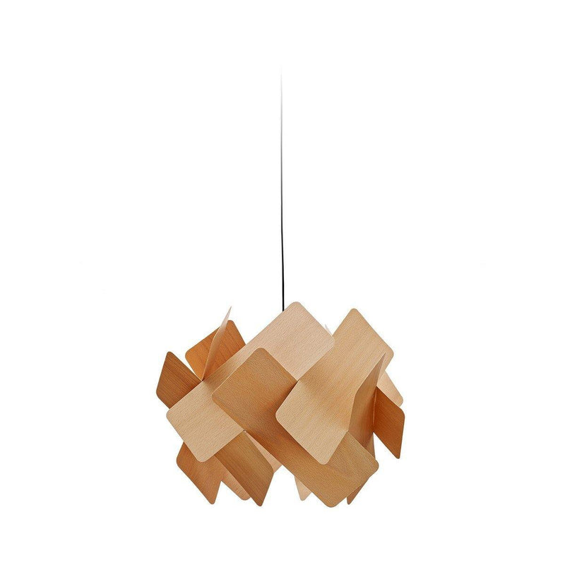 Escape Pendant Lamp by LZF Lamps, Size: Small, Wood Color: Beech-LZF, Bulb Type: E26 | Casa Di Luce Lighting