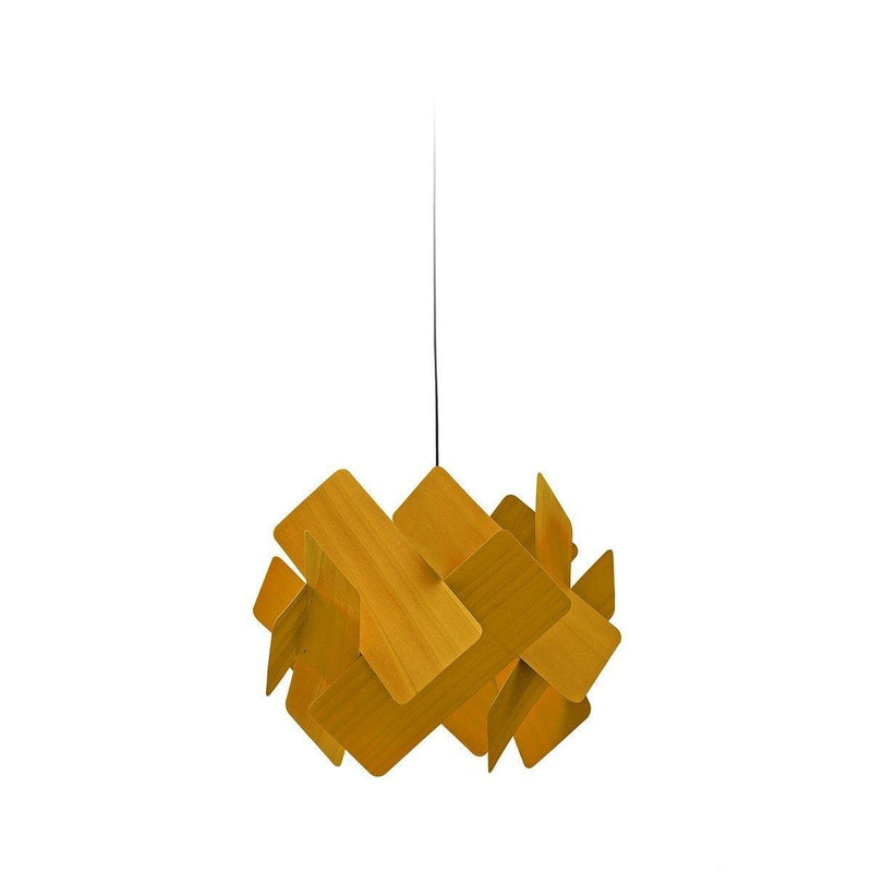 Escape Pendant Lamp by LZF Lamps, Size: Small, Wood Color: Yellow-LZF, Bulb Type: E26 | Casa Di Luce Lighting