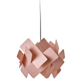 Escape Pendant Lamp by LZF Lamps, Size: Large, Wood Color: Pale Rose, Bulb Type: E26 | Casa Di Luce Lighting