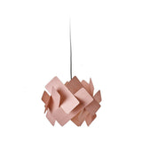 Escape Pendant Lamp by LZF Lamps, Size: Small, Wood Color: Pale Rose, Bulb Type: E26 | Casa Di Luce Lighting