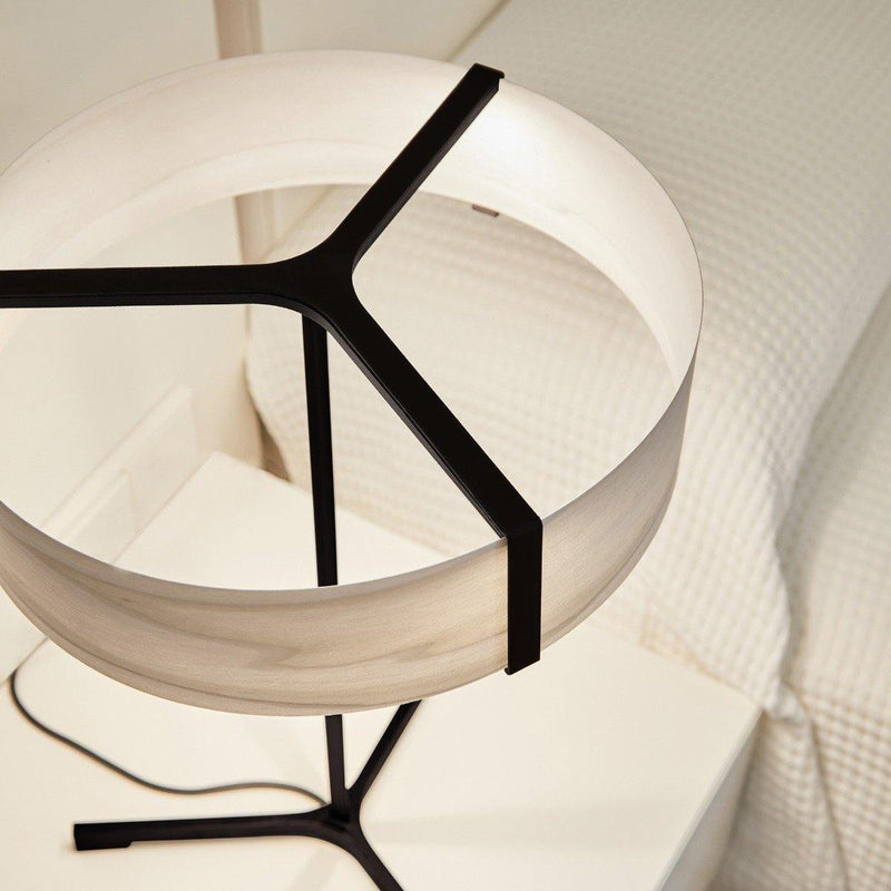 Matt Black-Grey Thesis Table Lamp by LZF