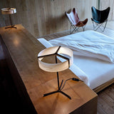Black Nickel-Grey Thesis Table Lamp by LZF