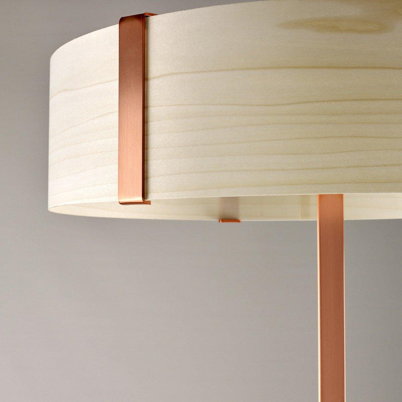 Copper-Ivory White Thesis Table Lamp by LZF