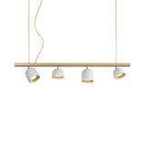 Whate Dome S4 Linear Suspension Lamp by Marchetti