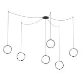 Marquee 6-Light Linear Pendant Canopy by Kuzco, Finish: Black, Graphite, White, ,  | Casa Di Luce Lighting