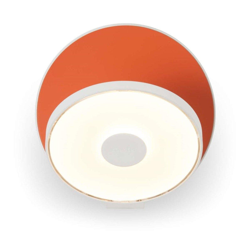 Gravy LED Wall Sconce by Koncept, Color: Orange, Finish: Silver, Installation Type: Hardwired | Casa Di Luce Lighting