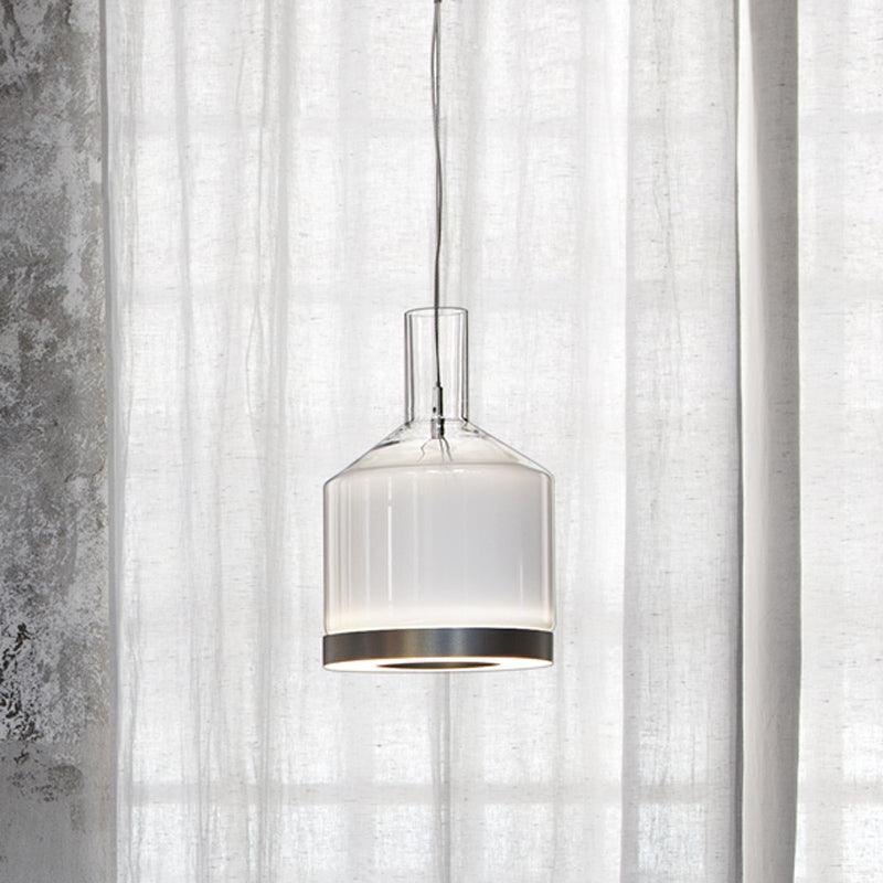 Medea SP 1 Pendant by Vistosi, Color: Crystal/Transparent - Vistosi, White/Shaded - Vistosi, ,  | Casa Di Luce Lighting