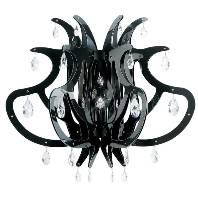 Medusa Wall Lamp by Slamp, Color: Black, ,  | Casa Di Luce Lighting