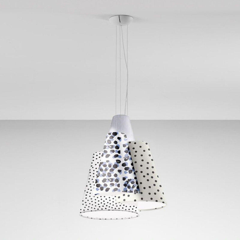 Melting Pot MEL 60 Pendant by AXO Light, Color: Light Patterns Outside/White Inside-Axo Light, ,  | Casa Di Luce Lighting