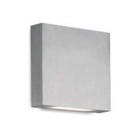 Mica AT6606 Outdoor Wall Sconce by Kuzco, Finish: Nickel Brushed, ,  | Casa Di Luce Lighting