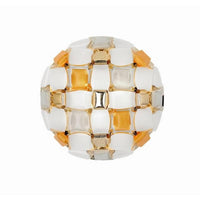 Mida Wall-Ceiling Lamp by Slamp, Color: Amber, Size: Medium,  | Casa Di Luce Lighting