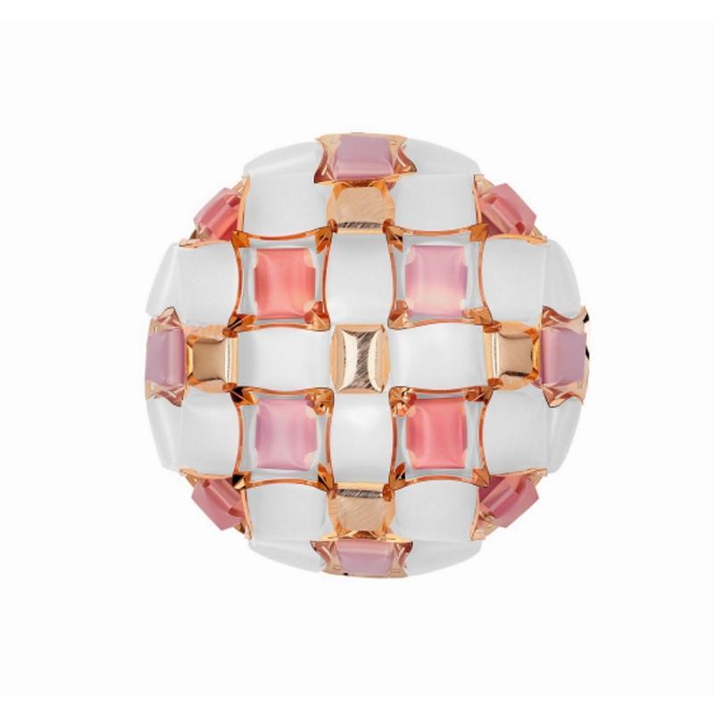 Mida Wall-Ceiling Lamp by Slamp, Color: Pink, Size: Medium,  | Casa Di Luce Lighting
