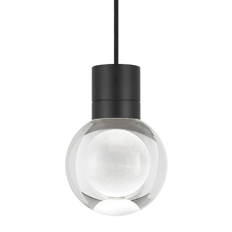 Mina Mini Pendant by Tech Lighting, Finish: Black, Color Temperature: 3000K, Cord Color: Black | Casa Di Luce Lighting