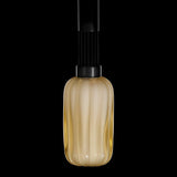 Minerva SC 5 Light Pendant by Evi Style, Color: Topaz Yellow-Evi Style, Finish: Black,  | Casa Di Luce Lighting