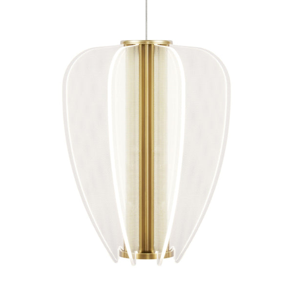 Mini Nyra Pendant by Tech Lighting, Finish: Brass, ,  | Casa Di Luce Lighting