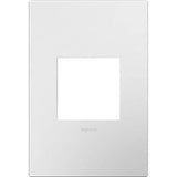Mirror 1-Gang Wall Plate by Legrand Adorne by Legrand Adorne, Finish: White, White on White, ,  | Casa Di Luce Lighting