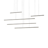 Chute Motion LED Medium Pendant by Kuzco, Finish: Black, White, ,  | Casa Di Luce Lighting