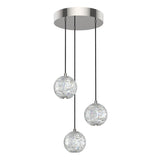 Marni Chandelier by Alora, Finish: Nickel Polished, Number of Lights: 3,  | Casa Di Luce Lighting