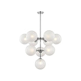Ashleigh Chandelier by Mitzi, Finish: Brass Aged, Nickel Polished, ,  | Casa Di Luce Lighting
