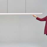 Mumu LED Linear Suspension by Seed Design, Finish: Matt Black, Matt White-Axo Light, Size: Large, X-Large,  | Casa Di Luce Lighting