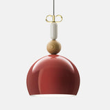 Bon Ton 35cm Pendant by Torremato, Color: Antique Pink, Finish: Brass,  | Casa Di Luce Lighting