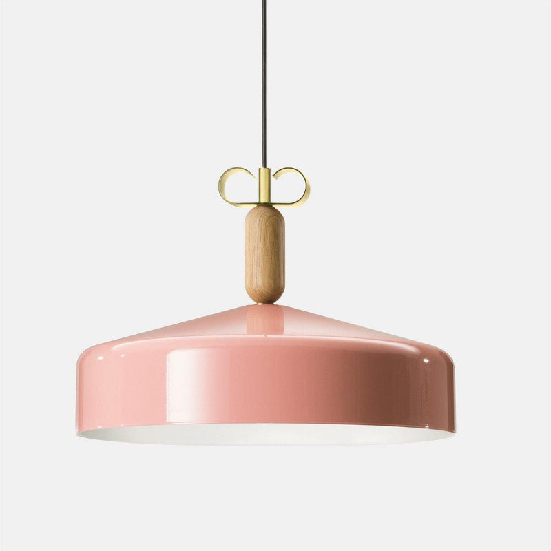Bon Ton 45cm Pendant by Torremato, Color: Pink, Finish: Brass,  | Casa Di Luce Lighting