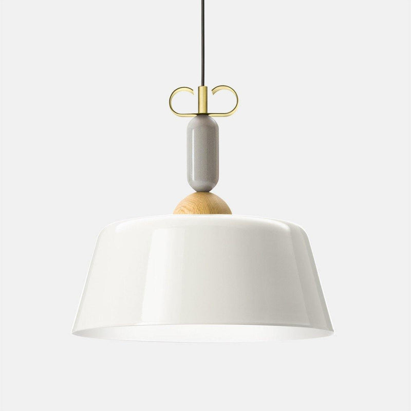 Bon Ton 40cm Pendant by Torremato, Color: White, Finish: Copper,  | Casa Di Luce Lighting