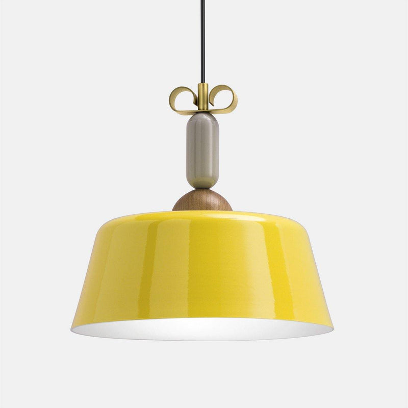 Bon Ton 40cm Pendant by Torremato, Color: Grey, Pink, White, Yellow, Light Blue, Finish: Copper, Brass,  | Casa Di Luce Lighting