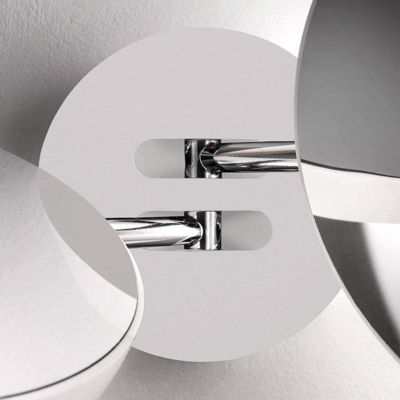 Nautilus Wall Sconce by Lodes, Finish: Champagne, Chrome, Black Matte, White Matte, Matte White / Chrome, Matte Black / Chrome, ,  | Casa Di Luce Lighting