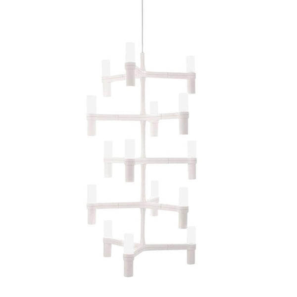 Crown Multi Chandelier by Nemo, Finish: White, Black, Polished, Gold Painted, Gold Plated, Black Plated, ,  | Casa Di Luce Lighting