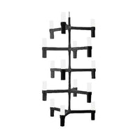 Crown Multi Chandelier by Nemo, Finish: White, Black, Polished, Gold Painted, Gold Plated, Black Plated, ,  | Casa Di Luce Lighting