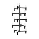 Crown Multi Chandelier by Nemo, Finish: Black Plated, ,  | Casa Di Luce Lighting