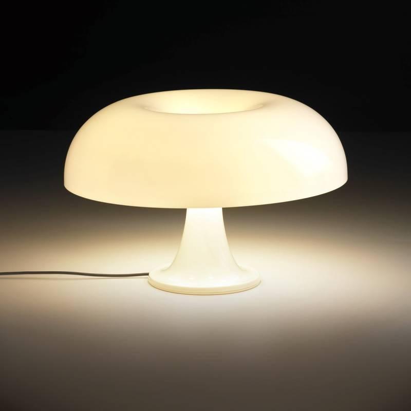 Nesso Table Lamp by Artemide, Color: Orange, White, ,  | Casa Di Luce Lighting