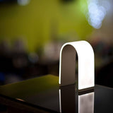 Mr. N LED Table Lamp by Koncept, Finish: Black, Silver, ,  | Casa Di Luce Lighting