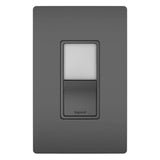 Black Radiant Single Pole 3 Way Switch with Night light by Legrand Radiant
