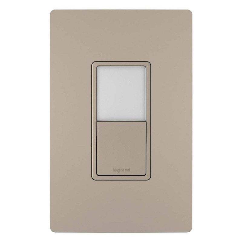 Nickel Radiant Single Pole 3 Way Switch with Night light by Legrand Radiant