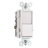 White Radiant Single Pole 3 Way Switch with Night light by Legrand Radiant