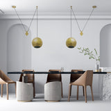 Nur Reversed counterbalance weight Pendant Light by Dounia Home