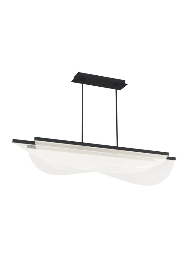 Nyra Linear Suspension by Tech Lighting, Finish: Black, Size: Small,  | Casa Di Luce Lighting